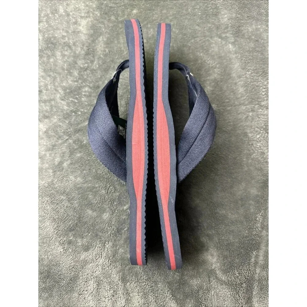 Lacoste Men's Randle TBC Flip Flop Rowing Club Blue Size 13 New - Picture 9 of 16
